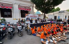 Polrestabes Surabaya Ungkap 64 Kasus Curanmor dalam 2 Bulan, 47 Pelaku Dibekuk BERITA WUKONG778 MUSIC