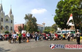 Satlantas Polresta Makota Ajak Pengendara Hentikan Kendaraan Saat Detik-Detik Proklamasi HUT RI ke-80 BERITA WUKONG778 MUSIC