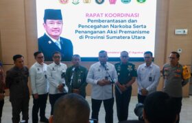 Rakor Pemberantasan Narkoba dan Premanisme di Sumut, Menko Polkam Apresiasi Polda Sumut Berantas Narkoba – Website Resmi Tribratanews Polda Sumut BERITA WUKONG778 MUSIC