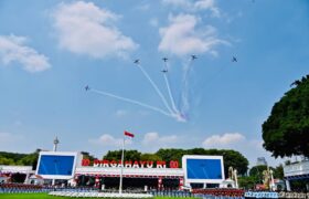 Atraksi Udara di Langit Jakarta Semarakkan HUT Ke-80 Kemerdekaan Indonesia BERITA WUKONG778 MUSIC