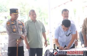 Kapolres Lahat Hadiri Penandatanganan Kesepakatan Pembangunan Kembali Jembatan Air Lawai B BERITA WUKONG778 MUSIC