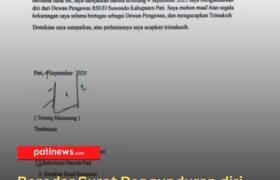 Beredar Surat Undur Diri Torang Manurung dari Dewan Pengawas RSUD Suwondo Pati BERITA WUKONG778 MUSIC